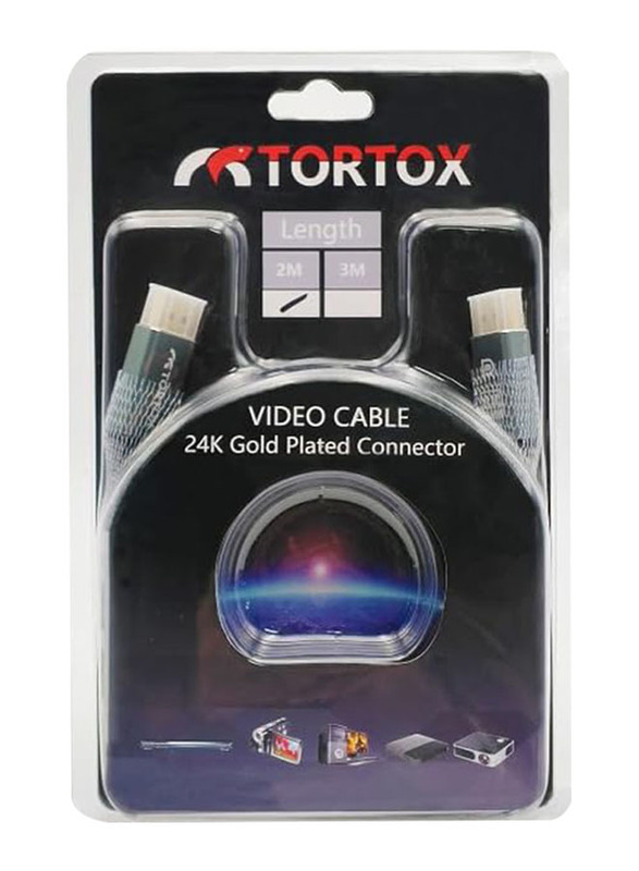 Tortox 2-Meters 8K 60hz 4K 120HZ DisplayPort Cable, DisplayPort Male to DisplayPort Cable, Black