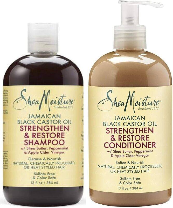 

Sheamoisture SHEA MOISTURE - Jamaican Black Castor Oil Shampoo & Conditioner Set