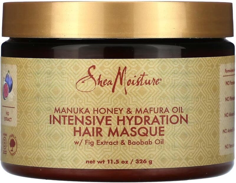 SHEA MOISTURE Manuka Honey & Marfura Oil Hydration Intensive Masque Hair Treatment - 12 fl. Ounces