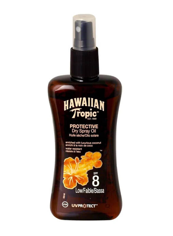 

Hawaiian Tropic Protective Dry Spray Oil, SPF 8, 200ml