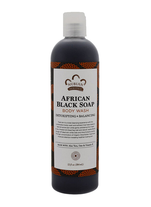 

Nubian Heritage African Black Soap Body Wash, 384ml