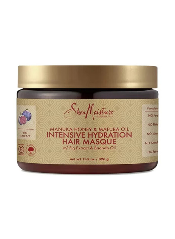 

Shea Moisture Intensive Hydration Hair Masque Manuka Honey And Mafura Oil, 326g