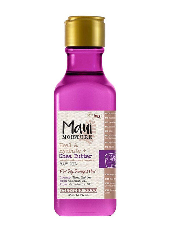 

Maui Moisture Heal and Hydrate Shea Butter Raw Oil, 125ml