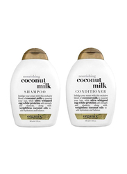 Organix Nourishing Coconut Milk Shampoo and Conditioner Set, 2 Pieces x 385ml