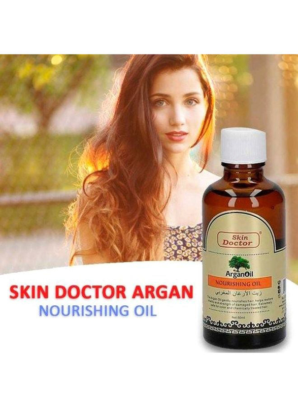 Skin Doctor Argan Nourishing Hair Oil for All Hair Types, 50ml