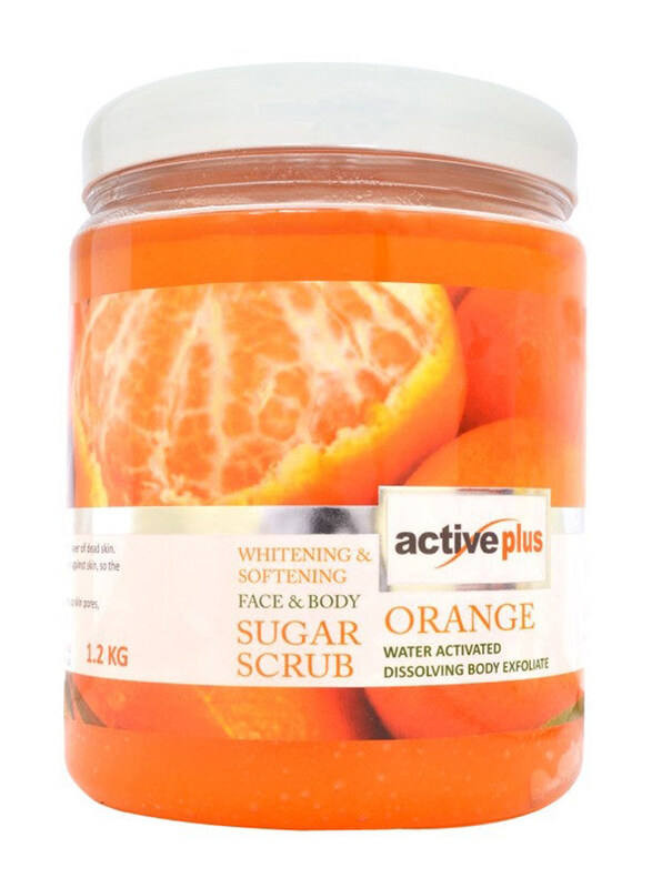 

Active Plus Orange Whitening and Softening Face and Body Sugar Scrub, 1200ml