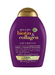 Organix Thick and Full Shampoo with Biotin and Collagen for All Hair Types, 385ml