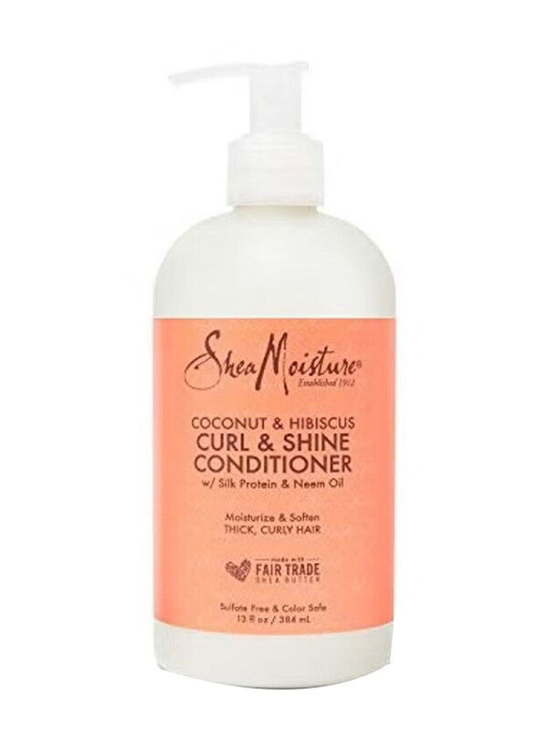 

Shea Moisture Coconut and Hibiscus Curl and Shine Conditioner, 13oz
