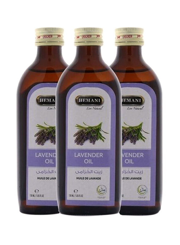 

Hemani Lavender Oil Clear, 3 x 150ml