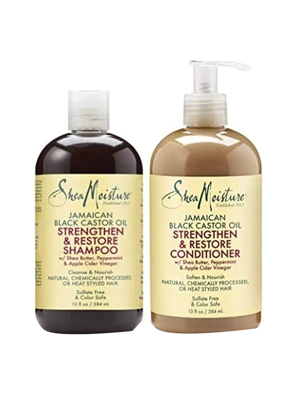 

Shea Moisture Strengthen and Restore Shampoo and Conditioner Set, 2 Pieces