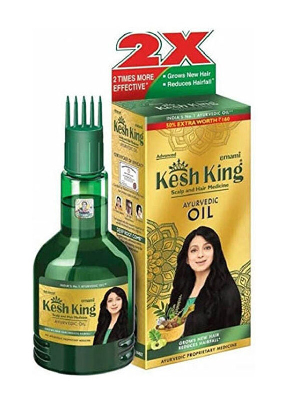 

Emami Advanced Kesh King Ayurvedic Scalp & Hair Oil for Hair Fall Control, 300ml