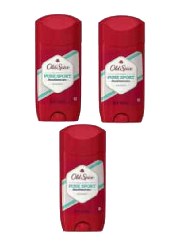 

Old Spice Pure Sport Stick Deodorant, 3 x 85gm