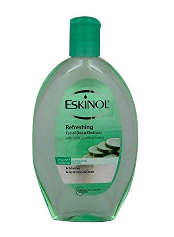 

Eskinol Cucumber Extract Refreshing Facial Deep Cleanser, 225ml