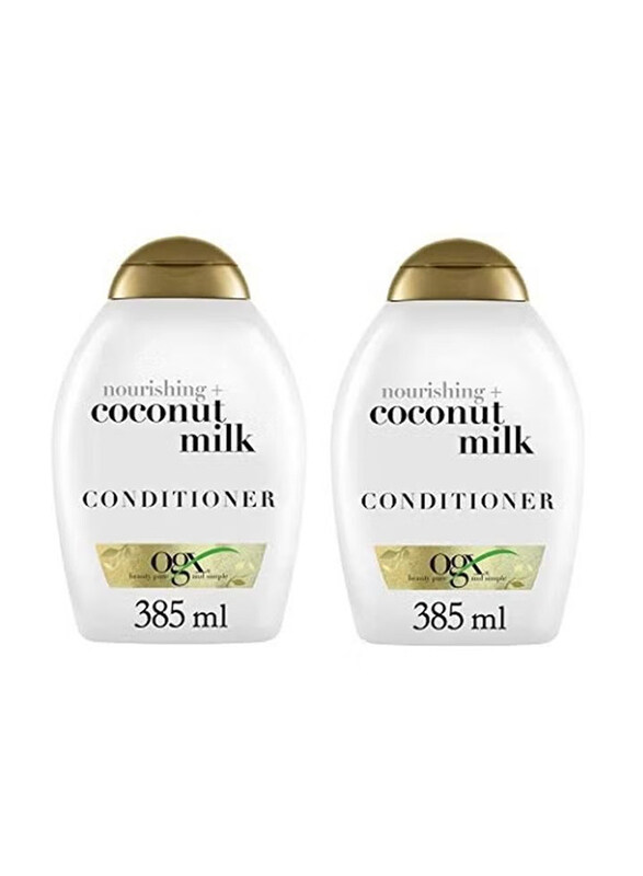 

Ogx Nourishing With Coconut Milk Moisturizing Conditioner for All Type Hair, 2 x 770ml