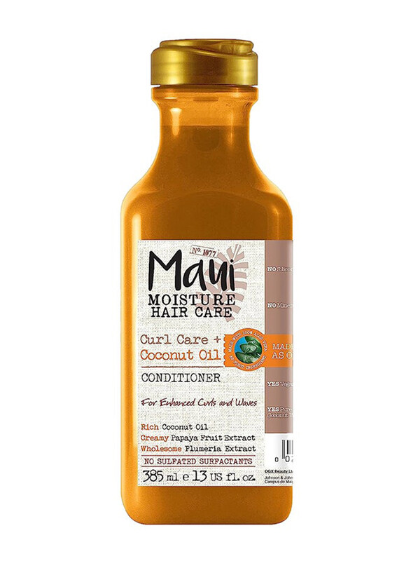 

Maui Moisture Curl Care and Coconut Oil Conditioner for All Hair Types, 385ml