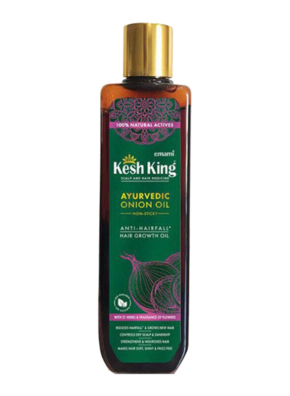 

Emami Kesh King Ayurvedic Onion Oil Scalp & Hair Medicinal Growth Oil for Anti Hairfall, 200ml