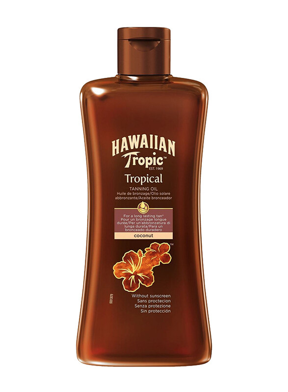 

Hawaiian Tropic SPF0 Dark Tanning Oil, 200ml