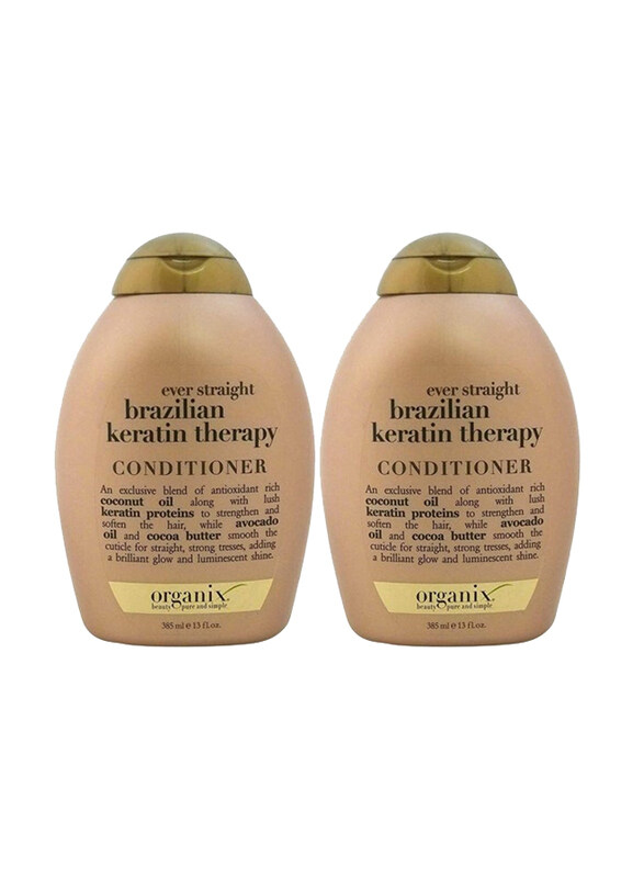 

Ogx Brazilian Keratin Therapy Conditioner for All Hair Types, 2x385ml
