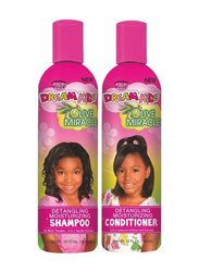 African Pride Detangling Moisturizing Shampoo and Conditioner Set for All Hair Types, 2 Pieces