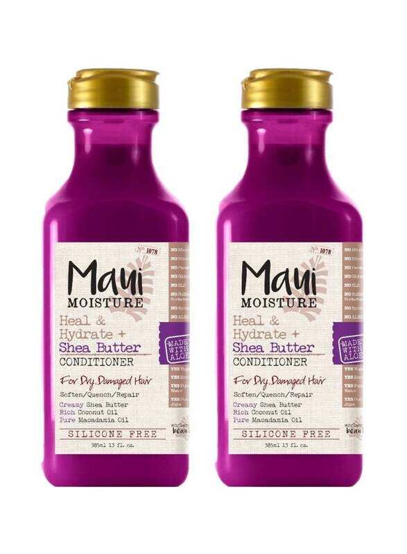 

Maui Moisture Revive and Hydrate Plus Shea Butter Shampoo for All Hair Types, 2 x 385ml