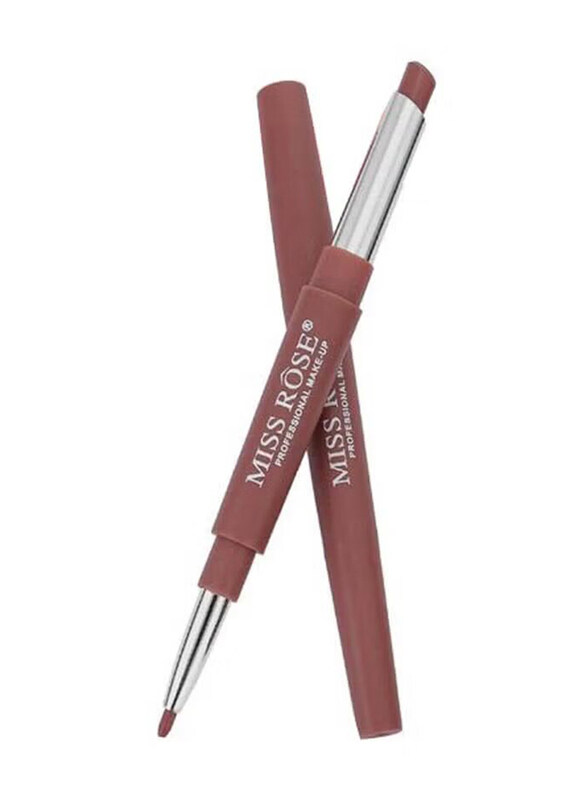 

Miss Rose 2-In-1 Waterproof Matte Lipstick with Lip Liner, 39 Pink