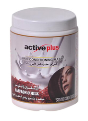 Active Plus Saffron & Milk Hair Conditioning Mask for All Hair Types, 1000ml