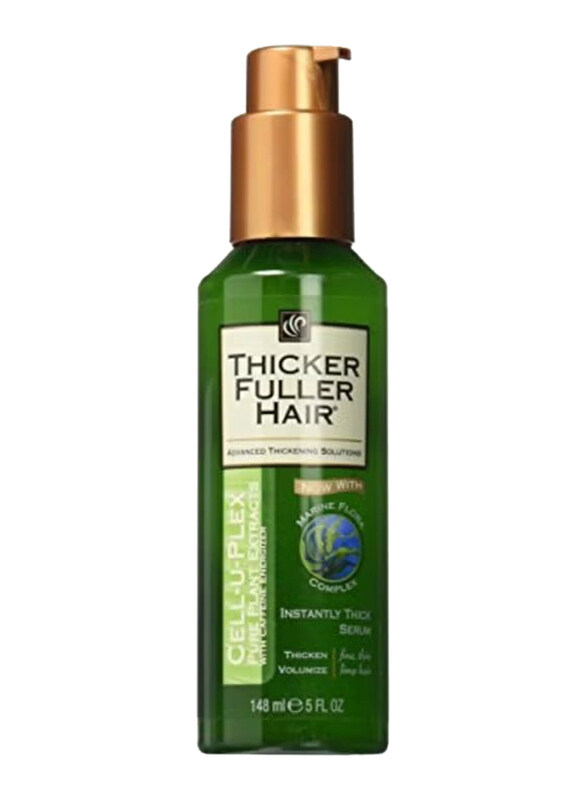 

Thicker Fuller Hair Cell-U-Plex Instantly Thick Serum for All Type Hair, 5oz