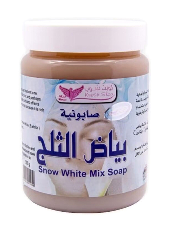 

Kuwait Shop Snow Mix Soap, White, 500gm