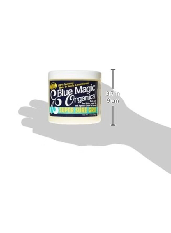 Blue Magic Organic Super Sure Gro Hair and Scalp Conditioner, 340gm