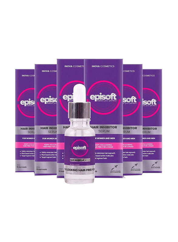

Episoft Hair Removal Inhibitor Serum for All Hair Types, 6x30ml