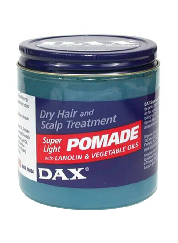 

Dax Super Light Pomade Wax with Vegetable Oils & Lanolin Dry, 213gm