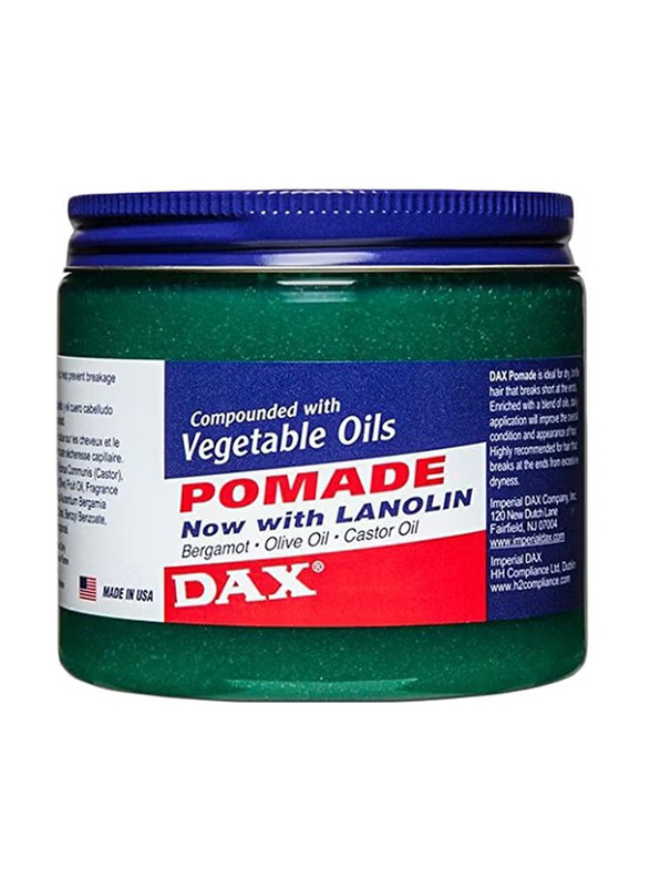 Dax Vegetable Oil Pomade for All Type Hair, 14oz