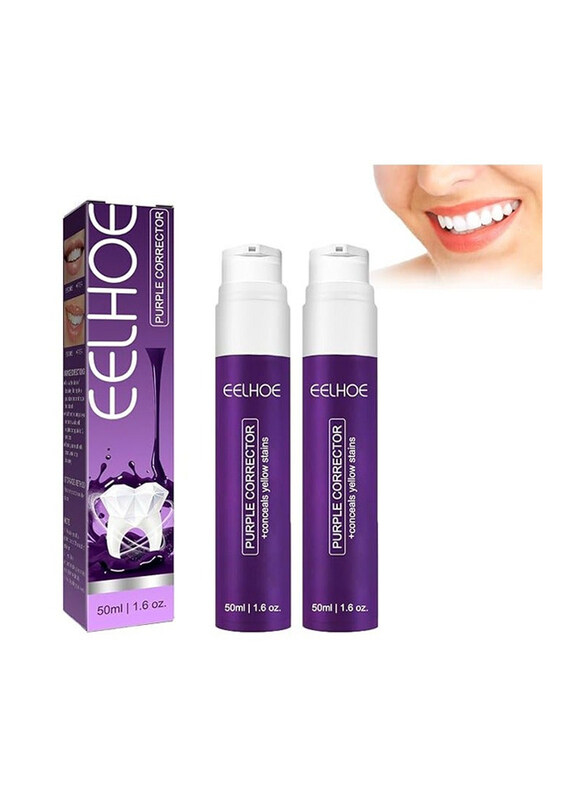 

Eelhoe Color Corrector Toothpaste, 2 Pieces