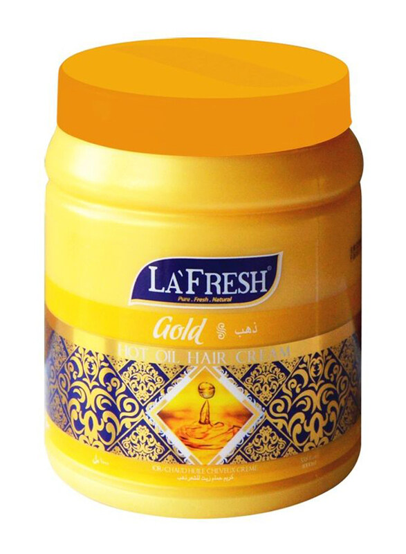 

La Fresh Gold Hot Oil Hair Cream for All Hair Types, 1000ml