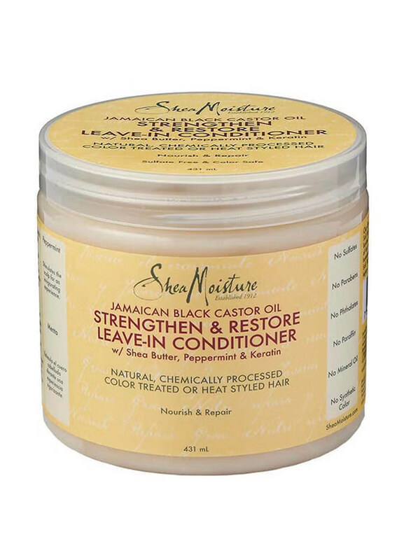 

Shea Moisture Jamaican Black Castor Oil Strengthen And Restore Leave-In Conditioner All Type Hair, 431ml