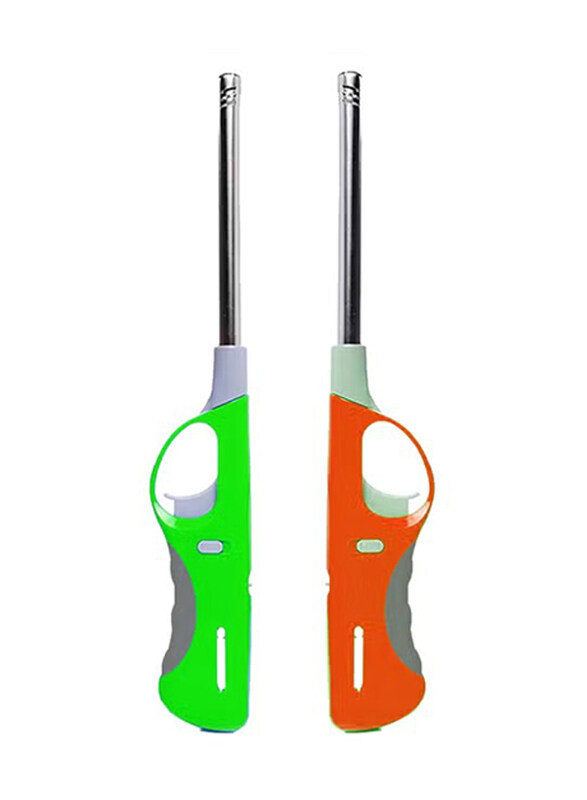 

Home Box Amity Gas Lighter, 2-Piece, Red/Green/Silver