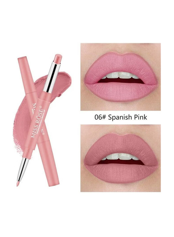 

Miss Rose Dual-Ended Matte Lip Liner Pencil, 06 Spanish Pink