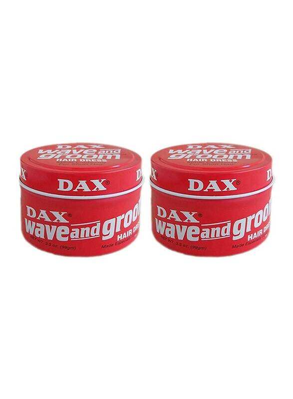 

Dax Wave and Groom Hair Wax for All Hair Types, 2 x 99g