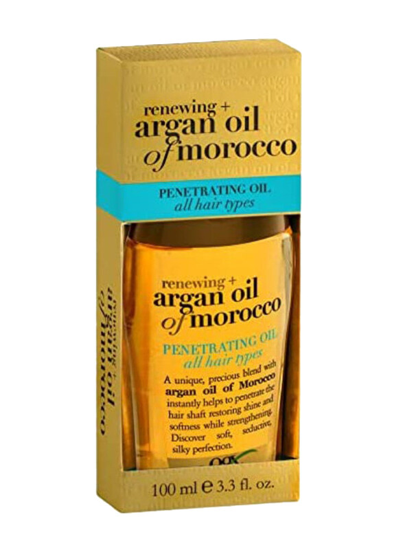 

Ogx Renewing Hair Oil with Argan Oil Of Morocco Extra Penetrating Oil for All Hair Types, 100ml