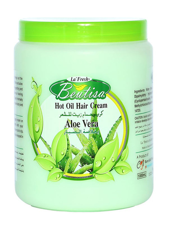 Beutisa Aloe Vere Hot Oil Hair Cream, 1000ml