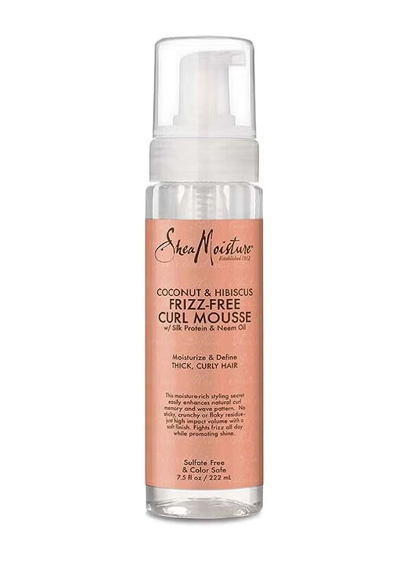 

Shea Moisture Coconut & Hibiscus Frizz-Free Curl Mousse, 222ml