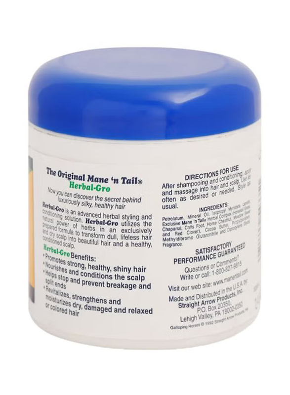 Mane 'N Tail Herbal Gro Natural Hair Conditioner for All Type Hair, 156g
