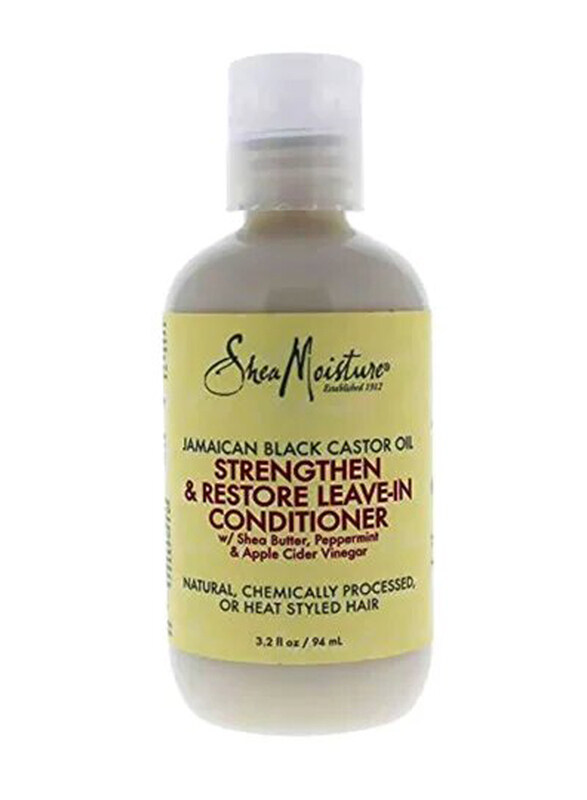 

Shea Moisture Jamaican Black Castor Oil Strengthen & Restore Leave-In Conditioner, 94ml