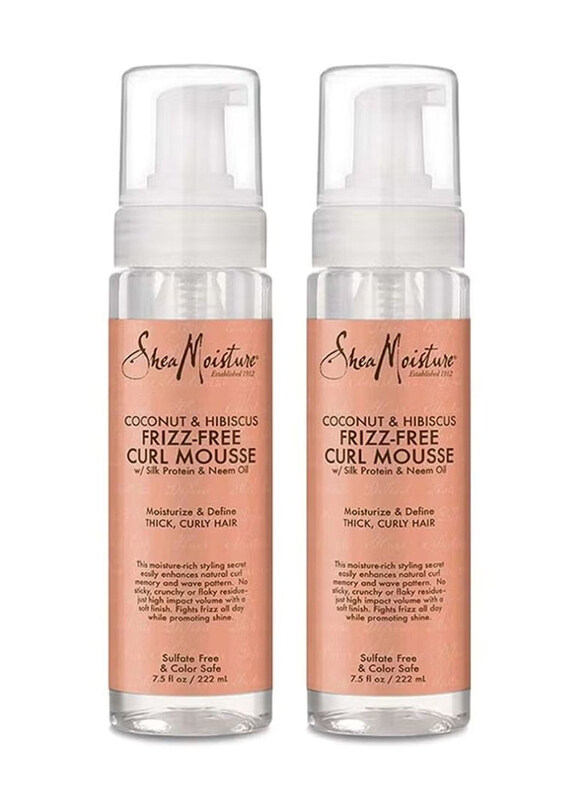 

Shea Moisture Coconut And Hibiscus Curl Mousse All Type Hair, 2 Piece