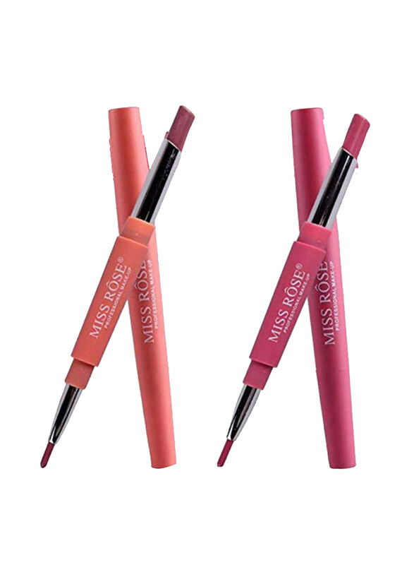 

Miss Rose Long Lasting Matte Lipstick and Lip Liner Set, 2 Piece, Multicolour