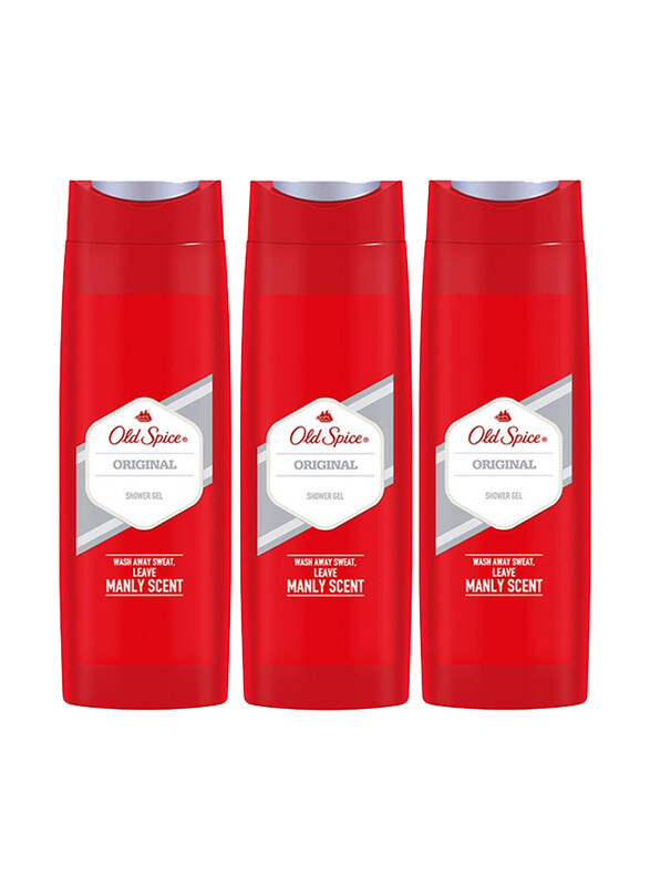 

Old Spice Original Shower Gel, 3 x 250ml