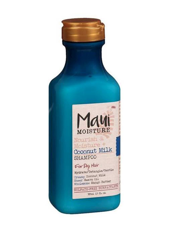 Maui Moisture Nourish and Moisture with Coconut Milk Shampoo for All Hair Types, 13oz
