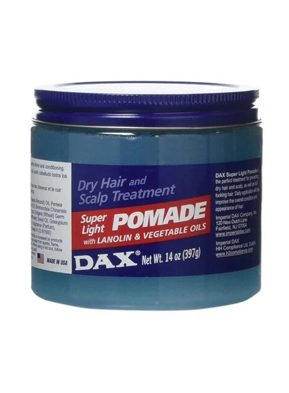 Dax Super Light Pomade with Lanolin & Vegetable Oil, 14oz