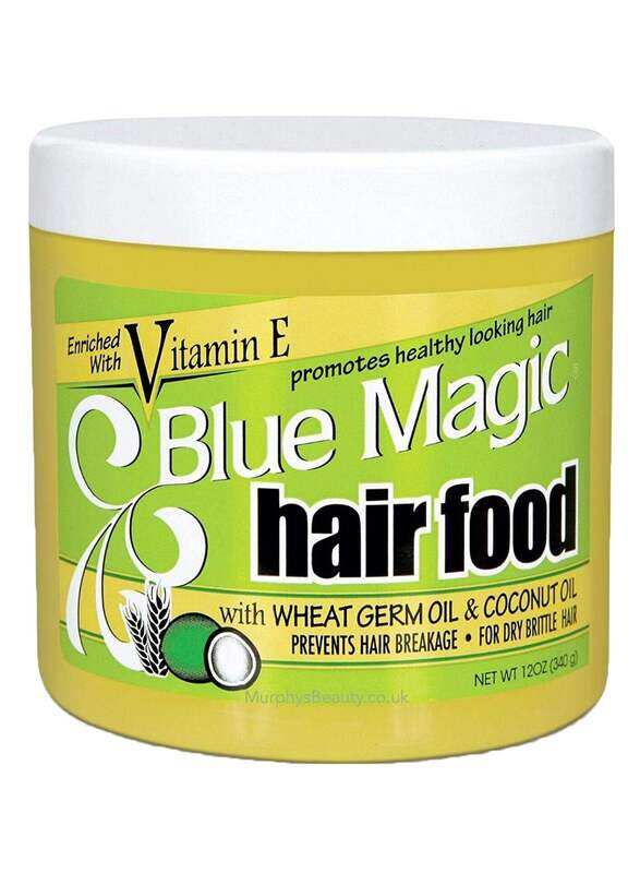 

Blue Magic Hair Food with Wheat Germ and Coconut Oil for All Hair Types, 340g