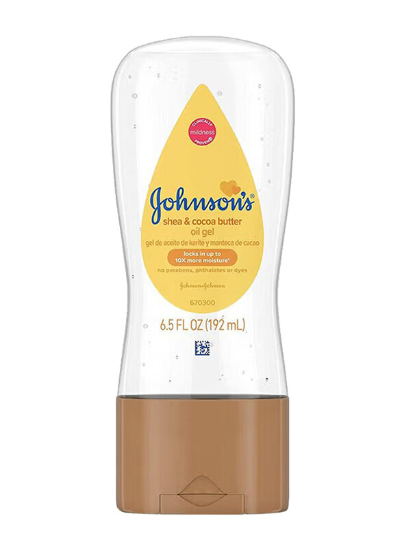 

Johnson's 192ml Shea & Cocoa Butter Baby Oil Gel